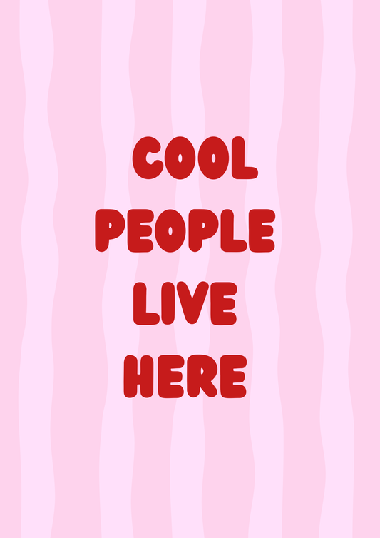COOL PEOPLE Poster
