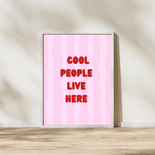 COOL PEOPLE Poster